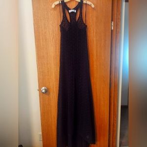 Crochet dress overlay